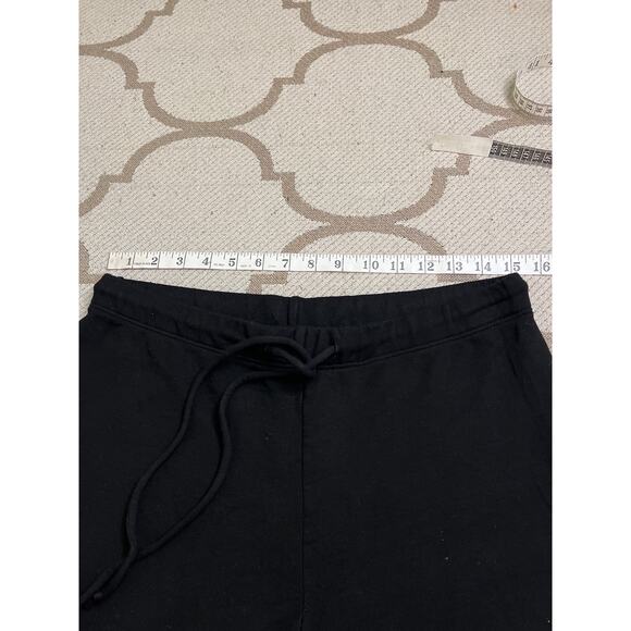 Monroe pull on drawstring tie joggers sweatpants, black, super soft, size large - Picture 6 of 11